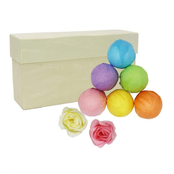 Organic Essential Oil Salt Body Bubble Bath Bombs Relieves Fatigue For Shower